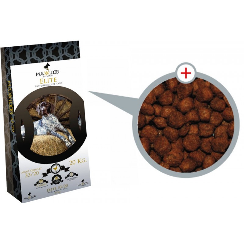 MAXXIDOG ÉLITE 33/20 20kg. "VER"