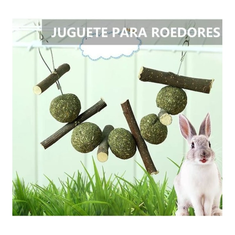 JUGUETE COMESTIBLE ROEDORES BOLAS (9017)