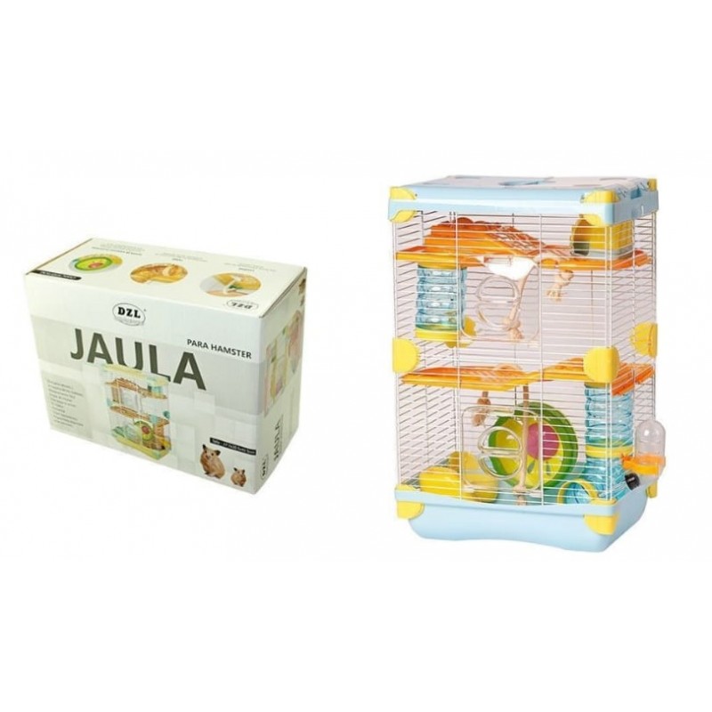 JAULA HAMSTER 3 PISOS (0080)