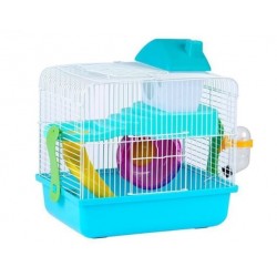 JAULA HAMSTER AZUL (0095)
