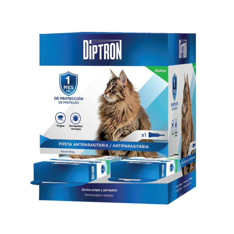 DIPTRÓN PIPETA FIPRONIL GATOS 0,5ml. "DTO. VOL."