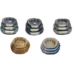 JUEGO 3 CUNAS OVALADA CON PELO